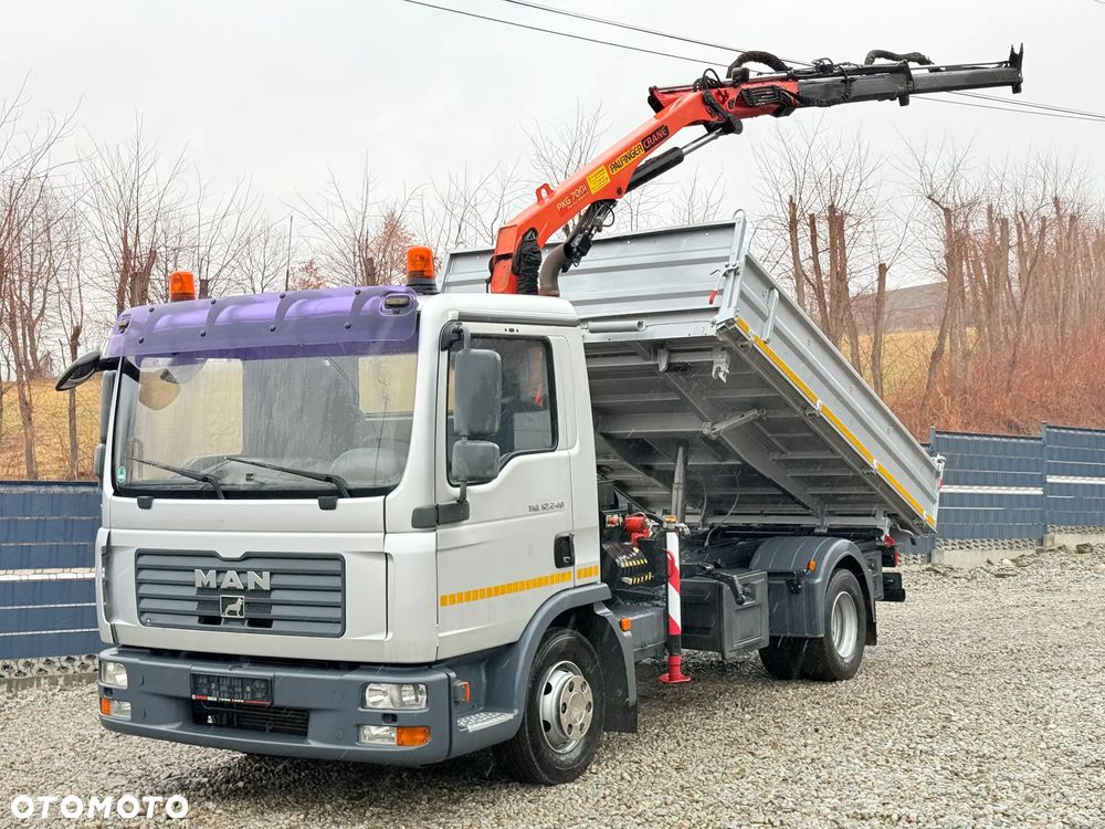 MAN MAN TGL 12-240 Kiper Wywrotka 4x2 Kran PALFINGER PK 12500 BARDZO DOBRY STAN - 16