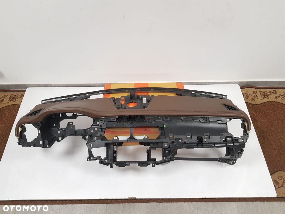 DESKA KONSOLA MERCEDES X-KLASA W470 BRĄZOWA AIRBAG SKÓRA NOWA ORYGINAŁ