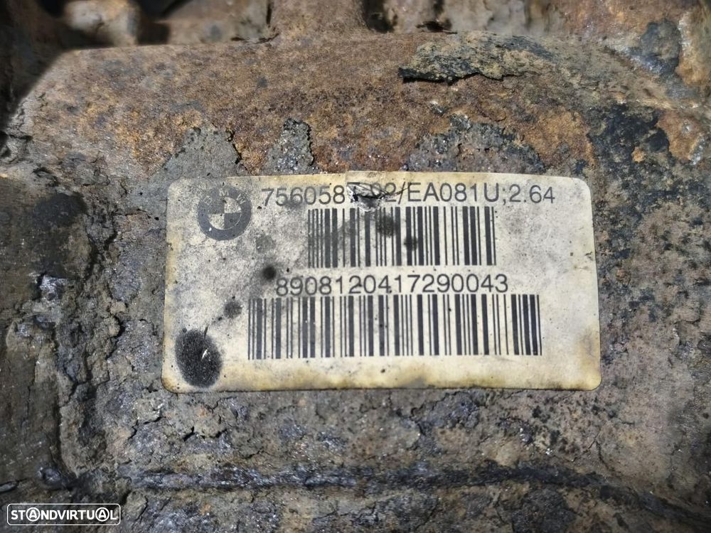 DIFERENCIAL TRASEIRO  BMW 5 (E60) 520d EA081U MOTOR N47D20A - 6