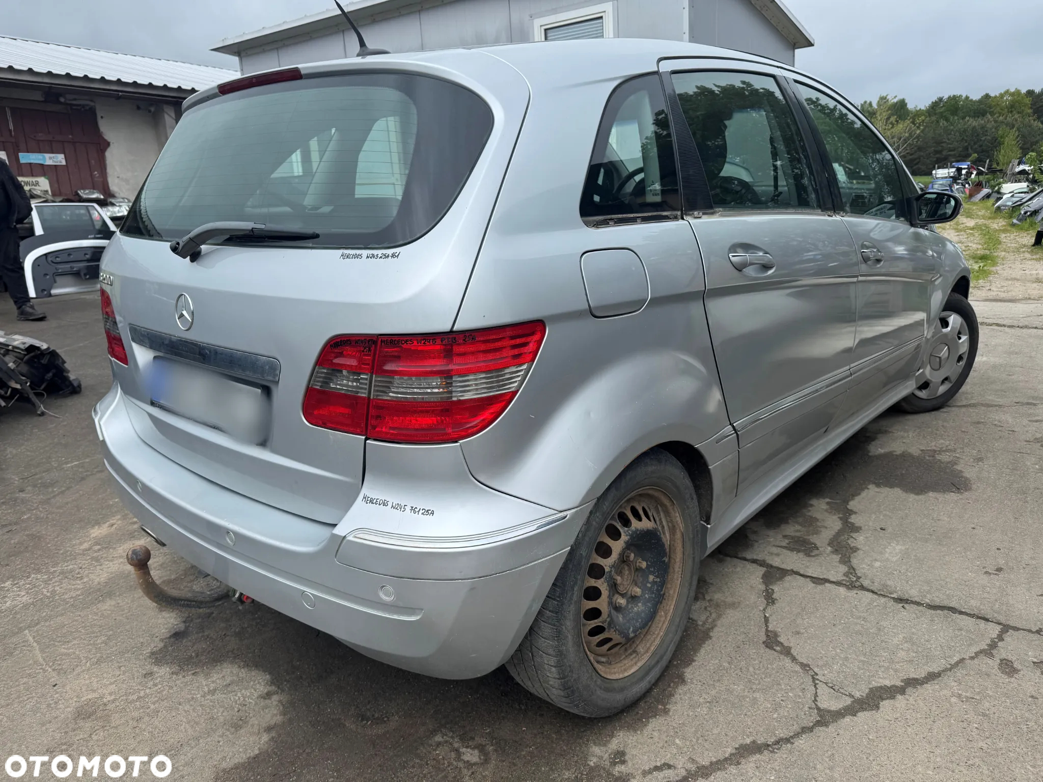 MERCEDES BENZ W245 2005 2.0 8V 136KM SREBRNY NA CZĘŚCI - 6
