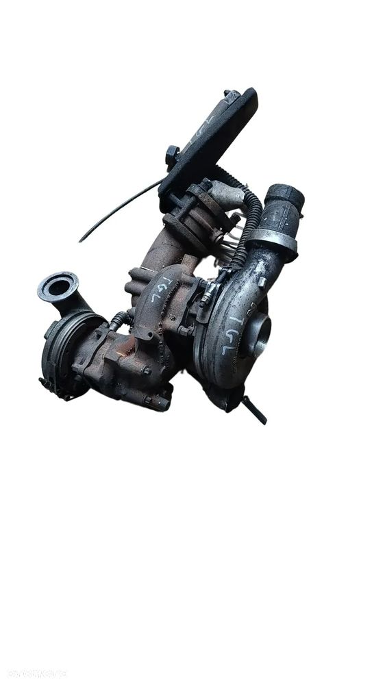 Turbosprężarka turbo, turbina, MAN TGL Bi-turbo 4cyl, euro 5, 180km, - 1