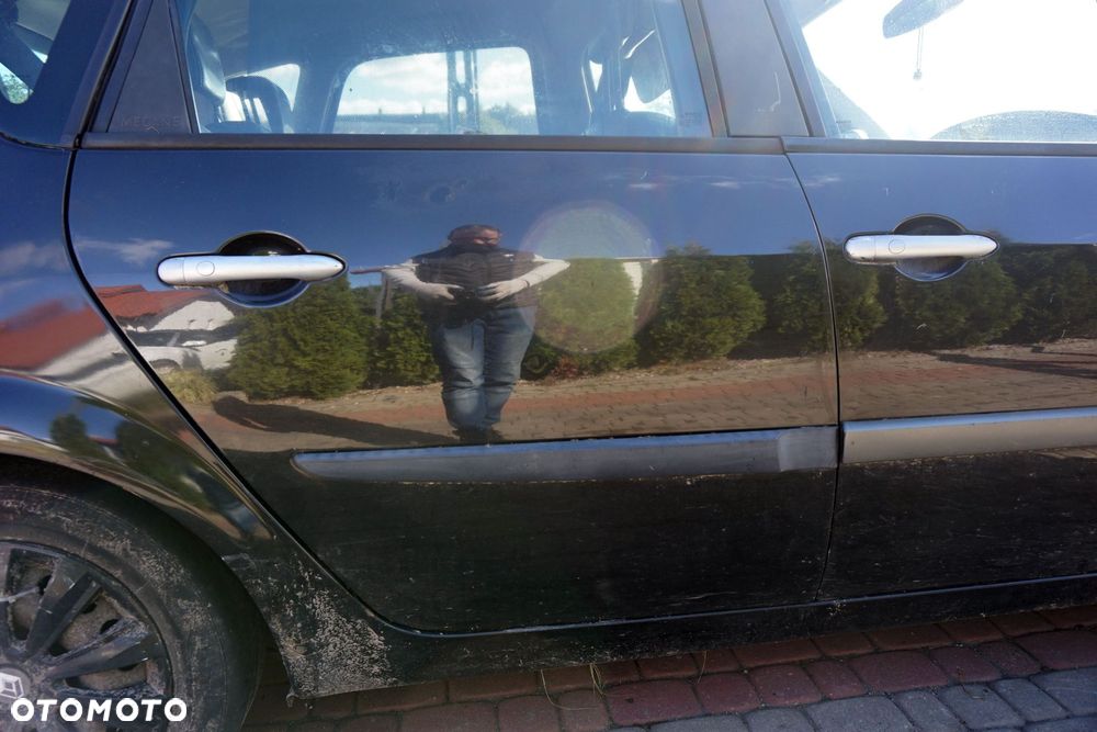 DRZWI TYLNE PRAWE SCENIC II PH2 LIFT NV676  CZARNY RENAULT 2006-2009 - 3