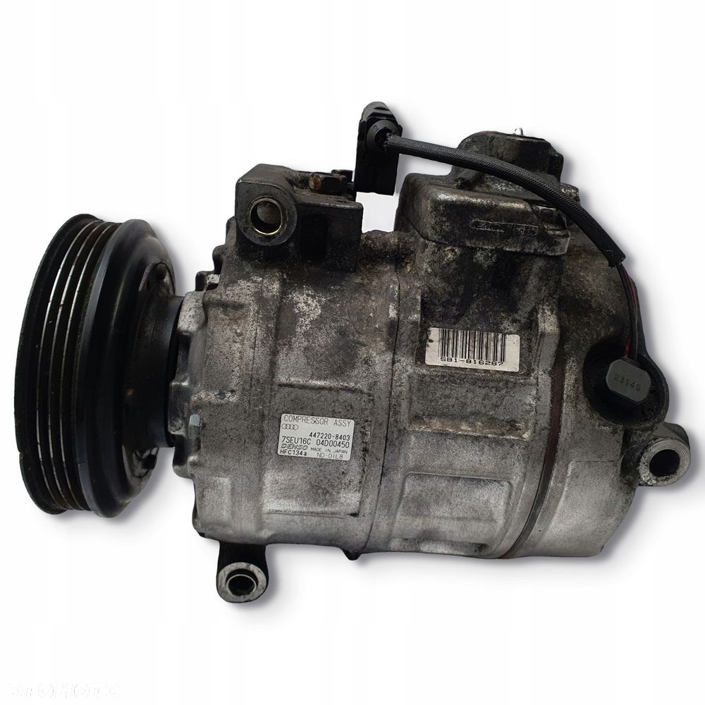 SPRĘŻARKA KLIMATYZACJI Audi A4 B6 1.9 TDI Denso 447220-8403 - 3
