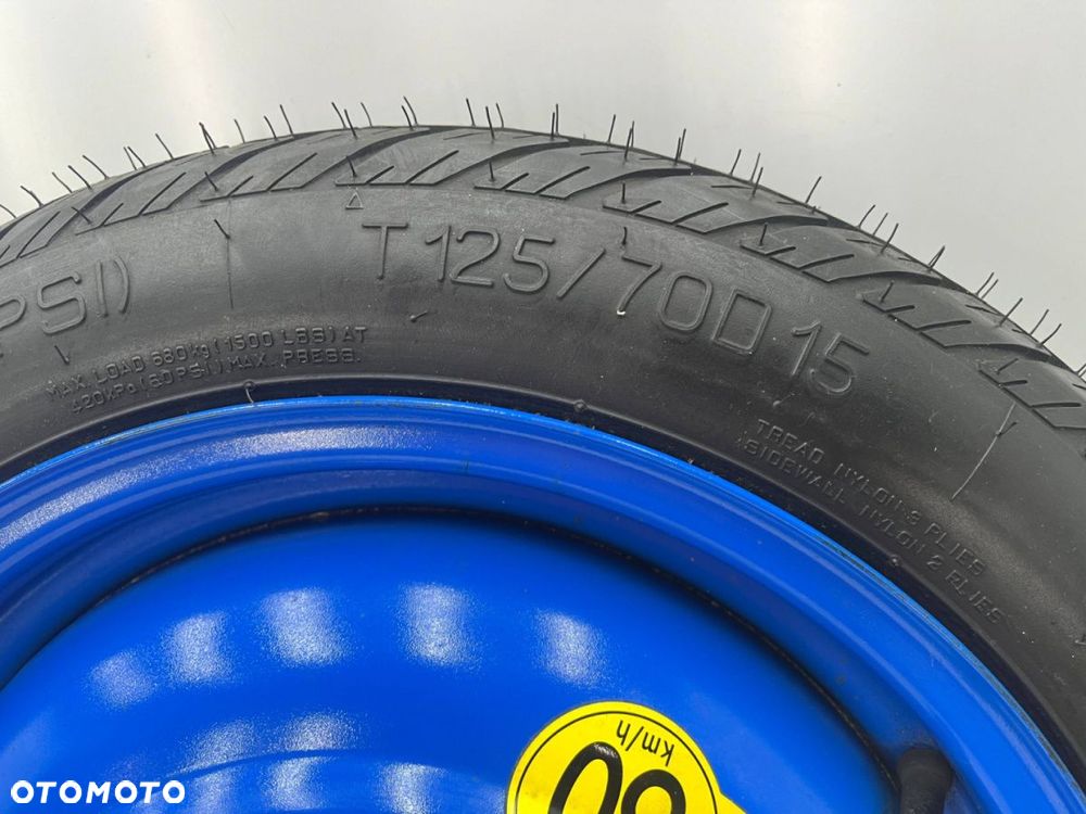 Felga Mitsubishi Colt 6 Z30 04-12r. Forfour 454 4x114,3 3,5x15 et40 Koło zapasowe dojazdowe rezerwa - 9