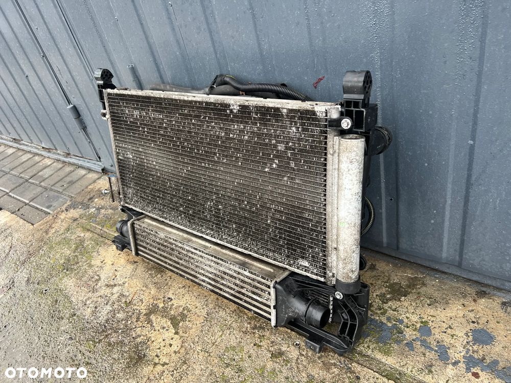 CHŁODNICE WODY KLIMATYZACJI INTERCOOLER WENTYLATOR OPEL CORSA D 1.3 CDTI - 2