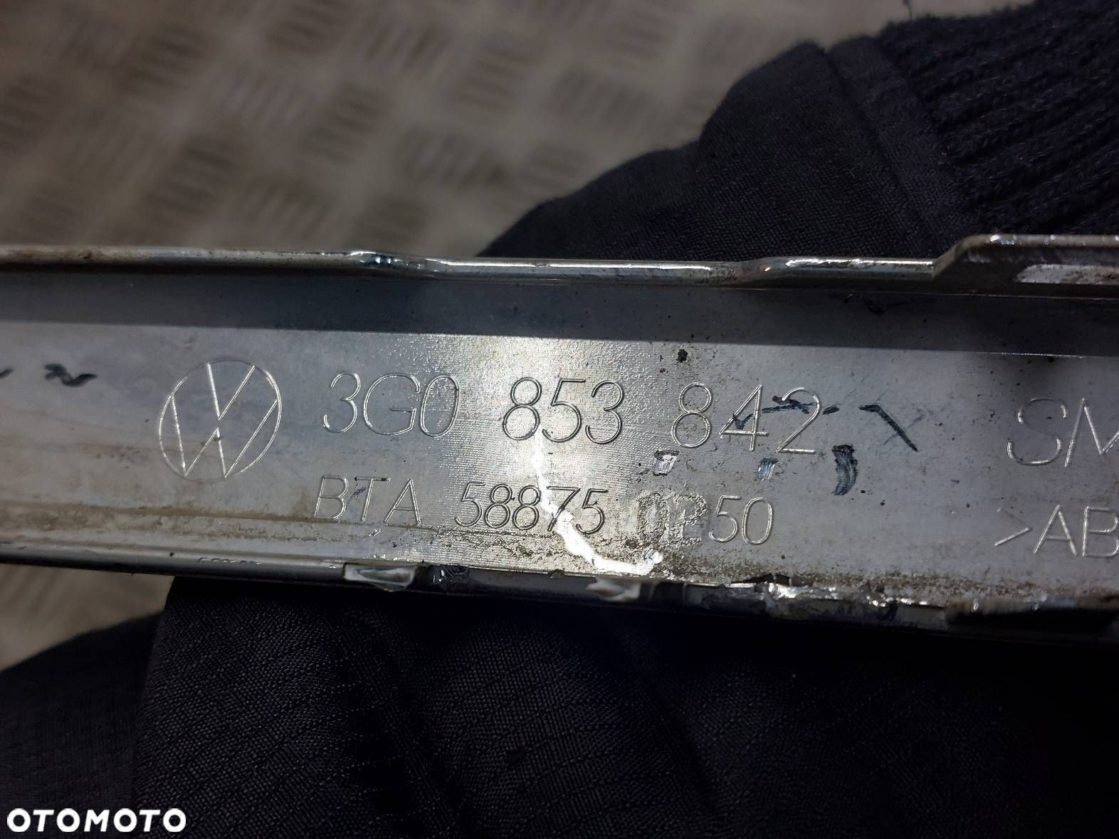 LISTWA CHROM ZDERZAKA PRAWY TYŁ PASSAT B8 LIFT SEDAN 3G0853842 - 3