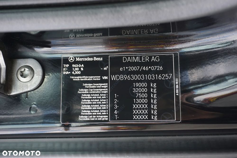 Mercedes-Benz ACTROS / 1835 / ACC / E 6 / FIRANKA + WINDA / 21 PALET / DŁ. 8,4 M - 11