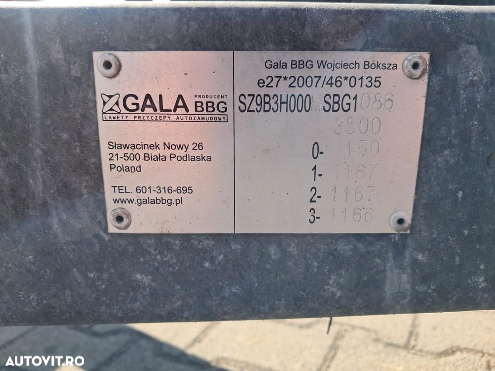 SYRIUSZ B3H REMORCA CU 3 AXE TRANSPORT AUTO - 11