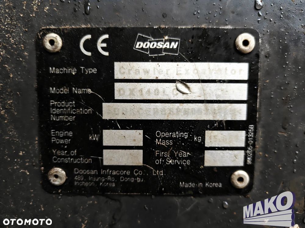 Doosan DX140LCR-5 - 20