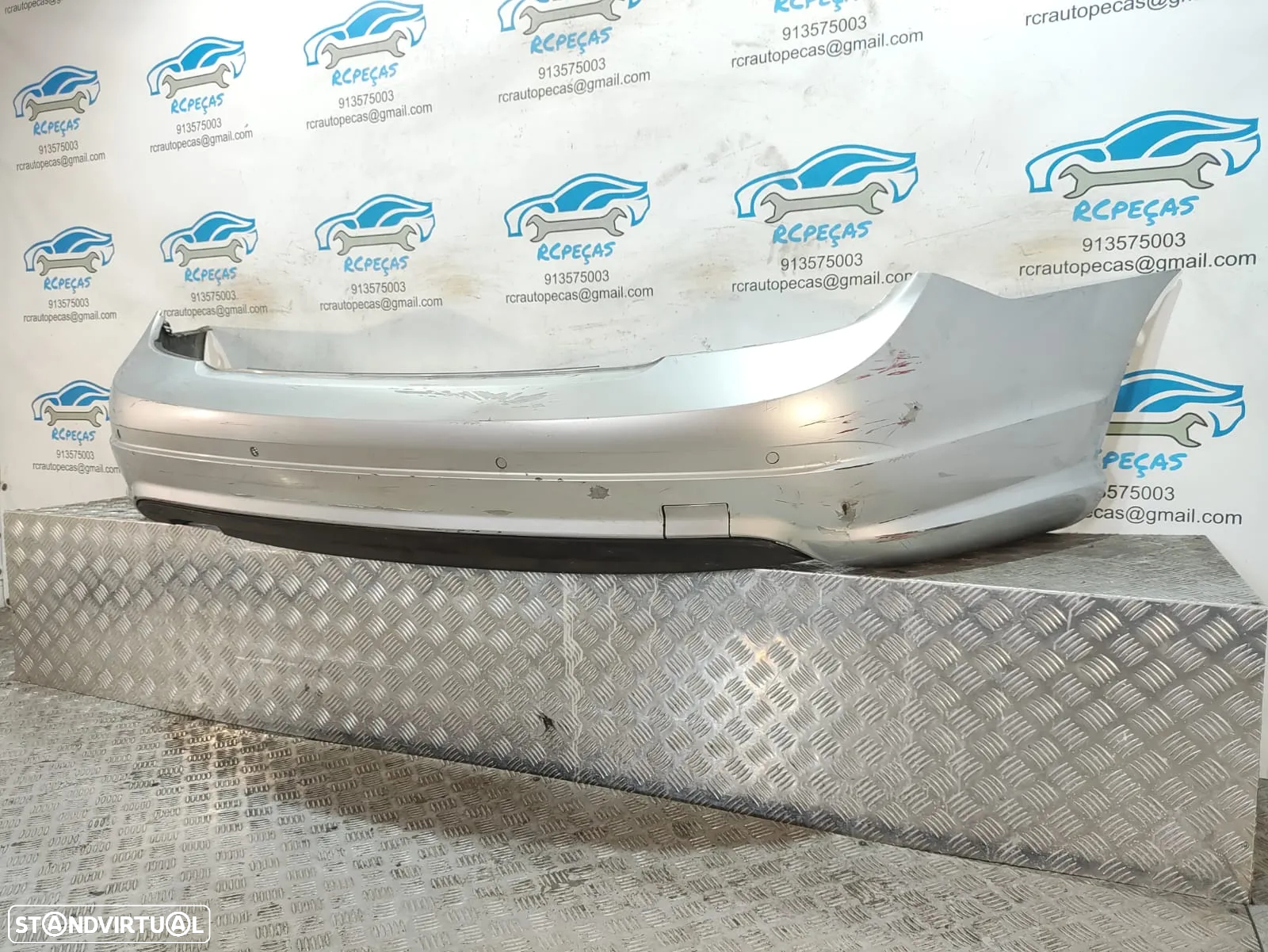 Parachoques Traseiro Original Mercedes Benz Class C W204 AMG Sensores Estacionamento - 2