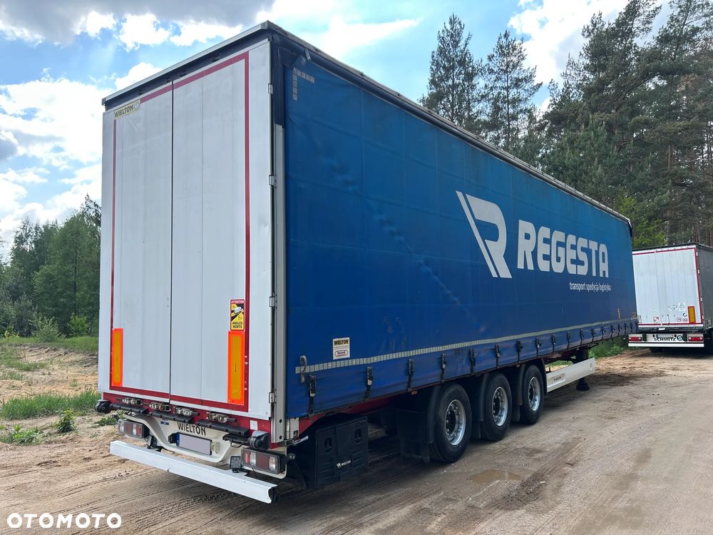 Wielton FIRANKA / COILMULDA / MEGA R 19.5 / OSIE SAF / PIERWSZA OŚ PODNOSZONA / 2018 ROCZNIK / PODNOSZONY DACH / DOSTĘPNE 4 SZTUKI DO WYBORU !! - 4