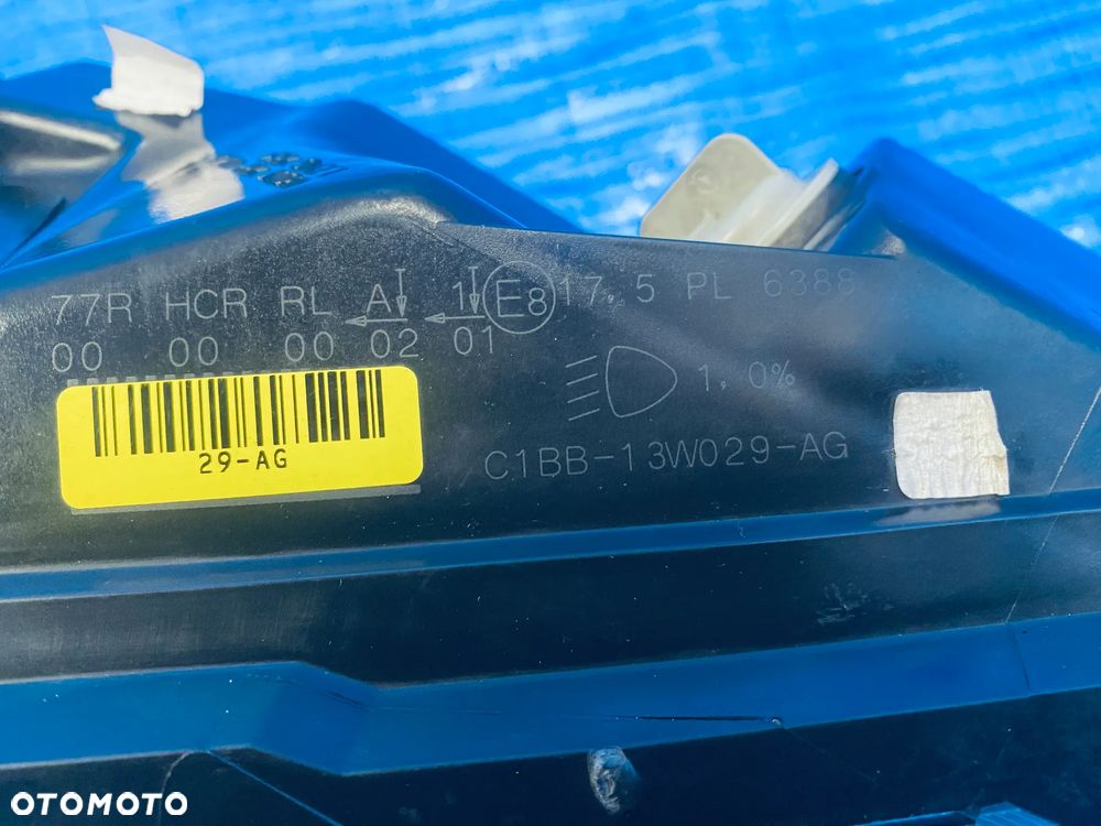 REFLEKTOR LAMPA PRAWA PRAWY PRZÓD PRZEDNIA FORD FIESTA MK7 LIFT 16R ; C1BB-13W029-AG  C1BB13W029AG ORYGINAŁ EUROPA - 10