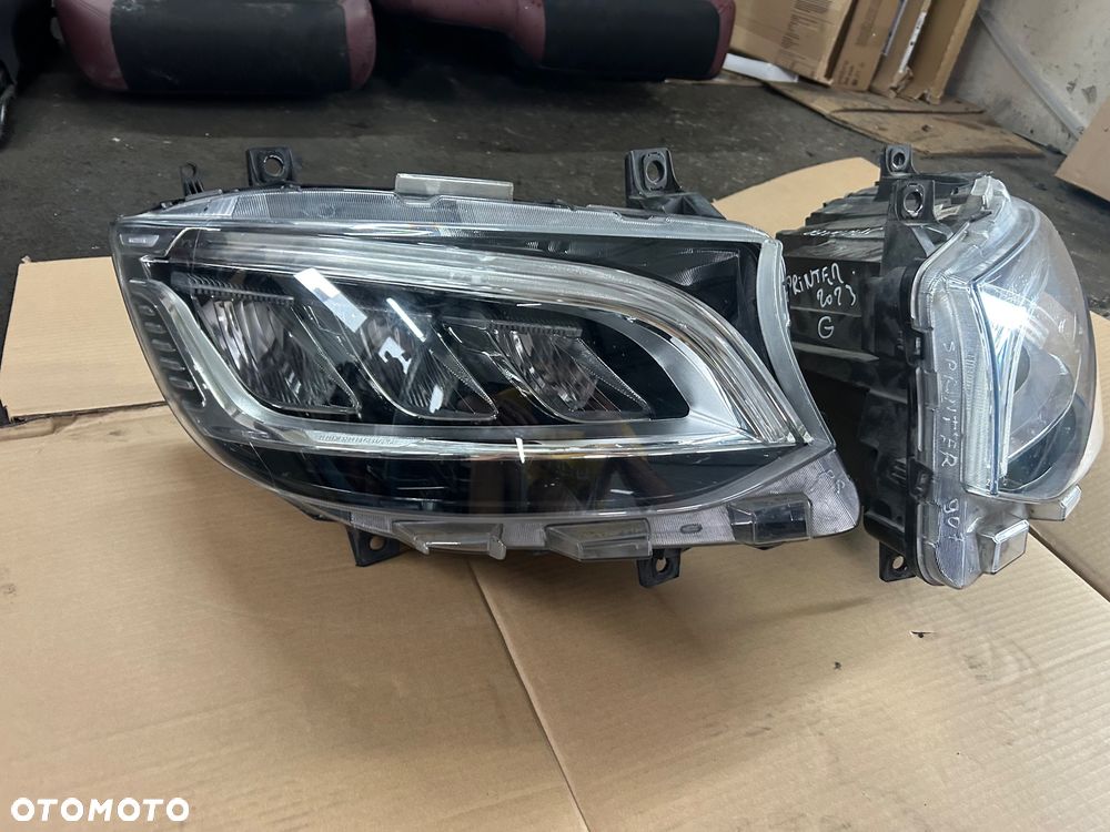Mercedes Sprinter A910 lampa przedni Full Led przód lewa prawa A9109067100 A9109067200 - 3