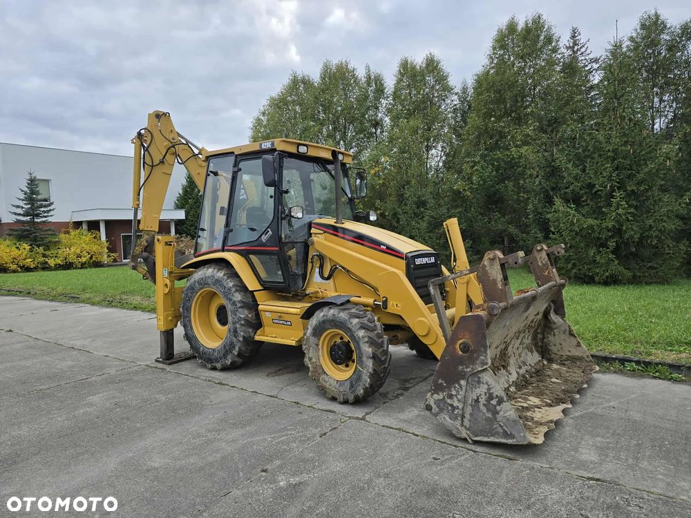 Caterpillar 428C 4x4 95KM SALON PL KROKODYL TELESKOP - 5