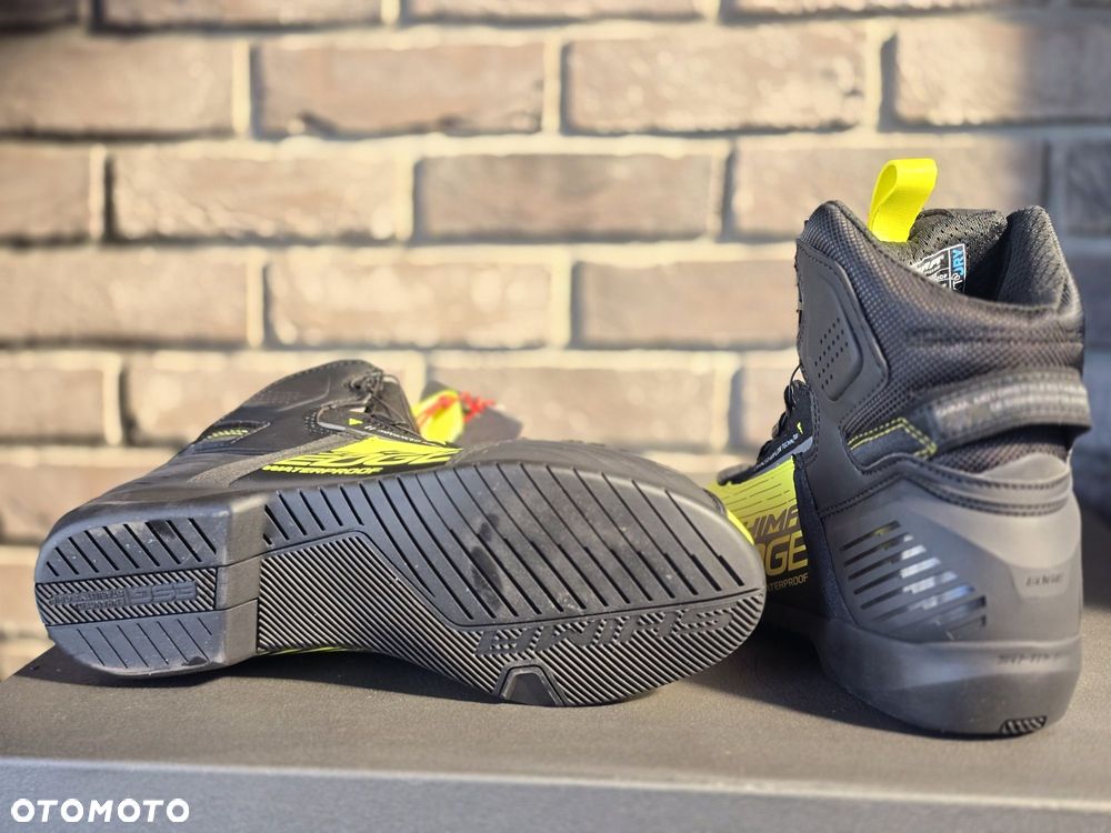 Buty motocyklowe Shima EDGE WP wodoodporne Rozmiar 43 żółte - 4