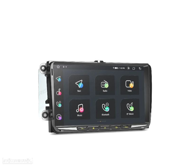 AUTO RÁDIO GPS ANDROID 14 VOLKSWAGEN VW PARA SEAT SKODA - 6