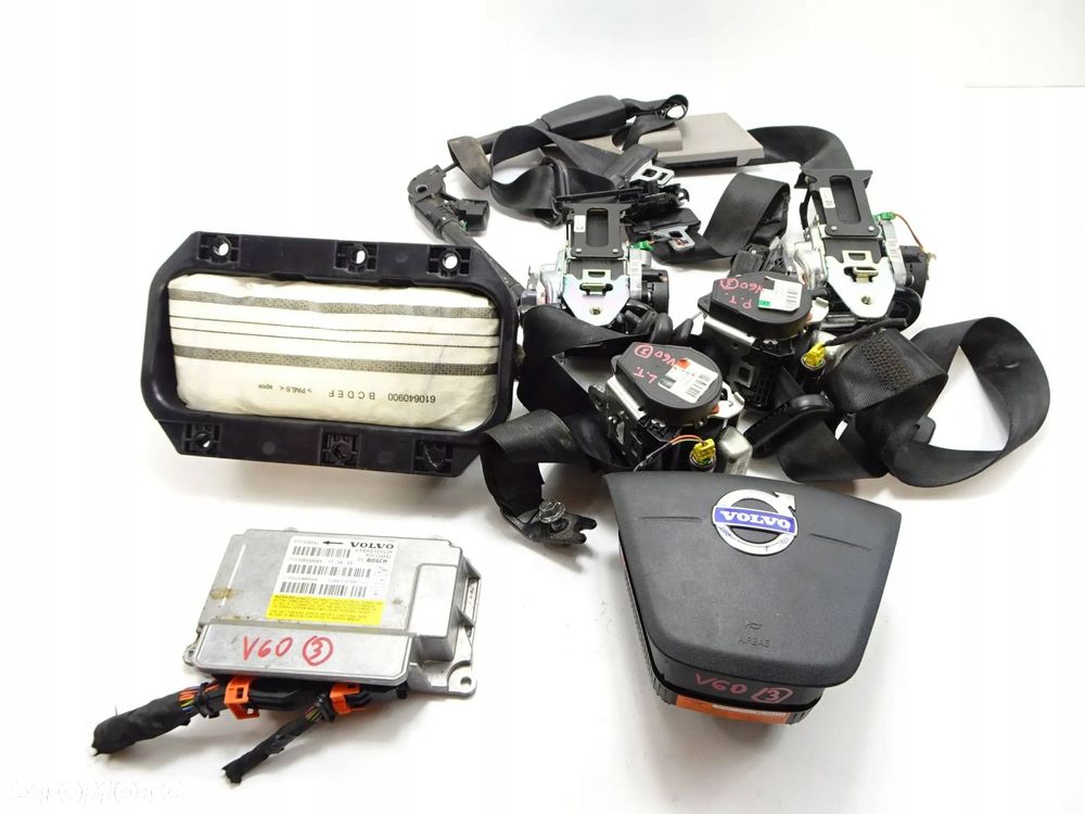 poduszki pasy kpl. volvo s60 v60 10-18r., - 13