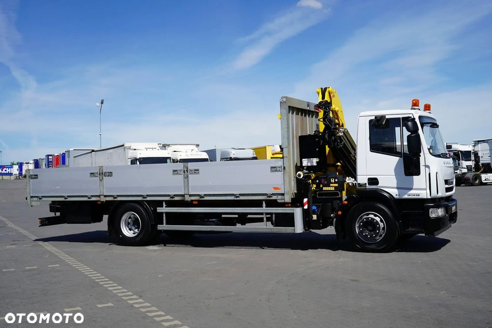 Iveco EUROCARGO / 180E25 / SKRZYNIOWY + HDS / HYVA HB 150 X / ROTATOR / WIDŁY / PILOT - 6