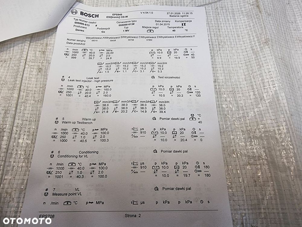 WTRYSKI WTRYSKIWACZE OPEL ASTRA K J INSIGNIA B MERIVA B 1.6 CDTI 55578075 - 13