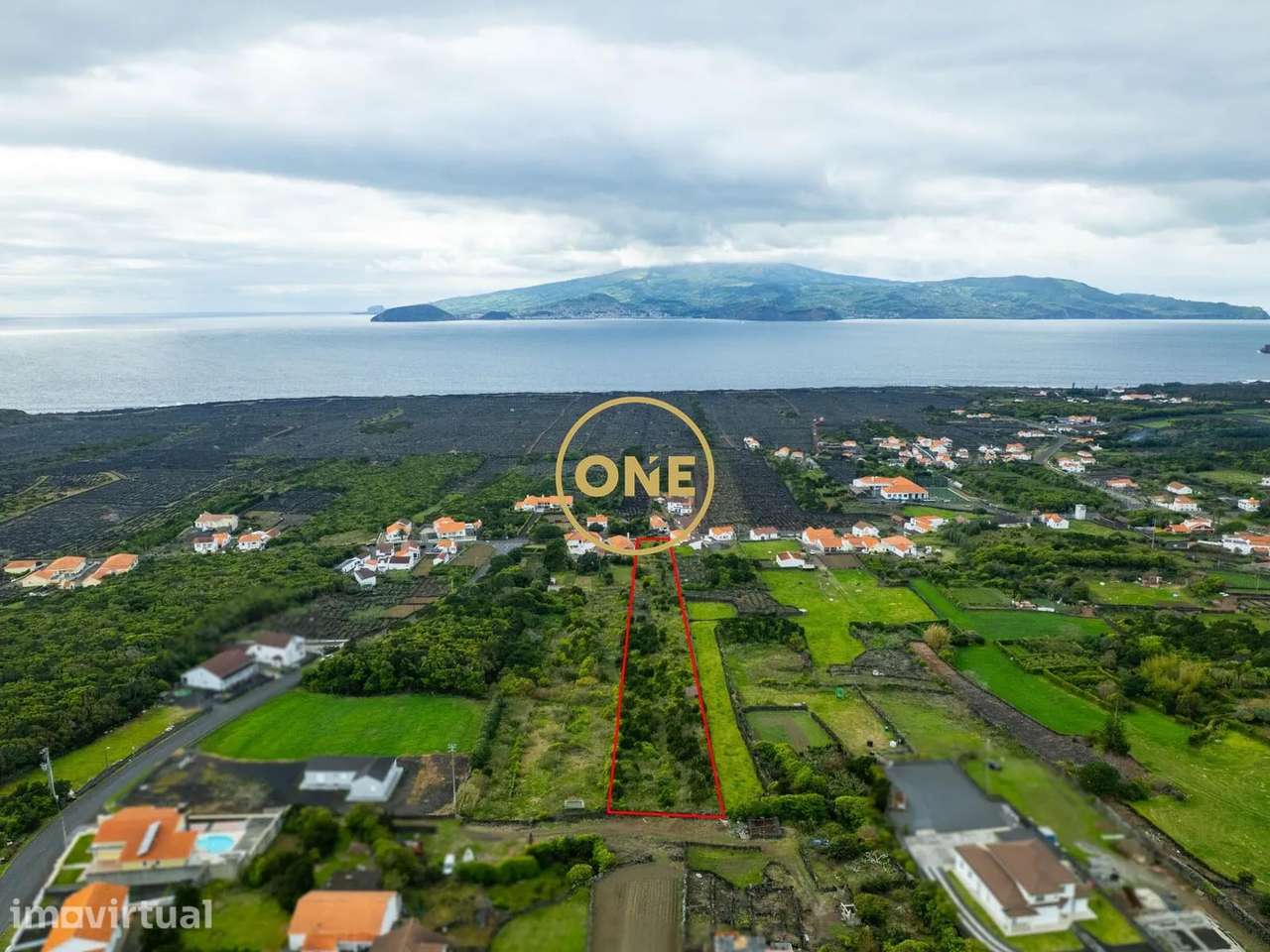 Terreno com vista mar e a ilha do Faial – Madalena do Pico - Grande imagem: 2/8