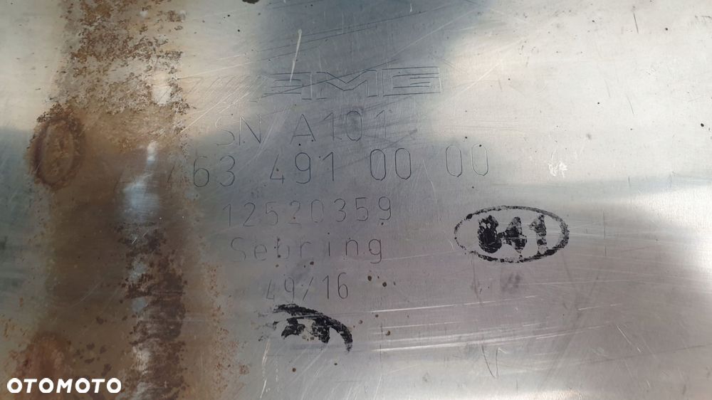 mercedes g-klasa w463 amg wydech tłumik końcowy lewy prawy - 4