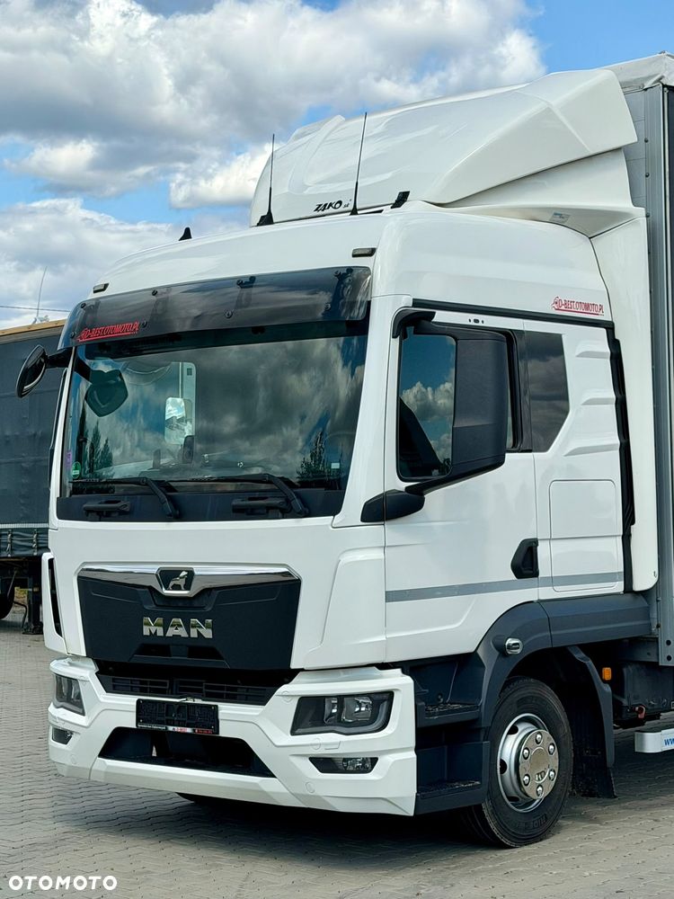 MAN TGL 12.250 / FIRANKA / 18 EUROPALET / AUTOMAT / SYPIALKA / DWA ŁÓŻKA / 2021 ROK / SPROWADZONY - 6