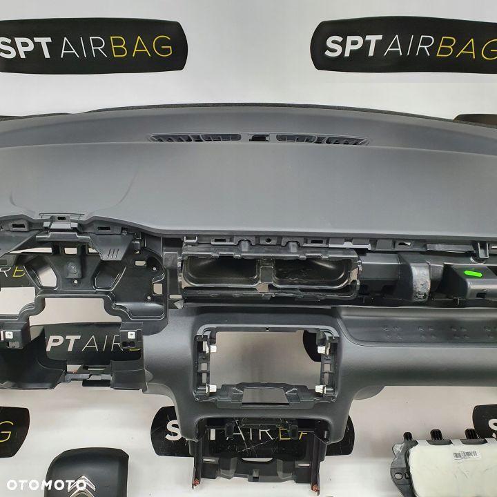 CITROEN C3 AIRCROSS DESKA ROZDZIELCZA KONSOLA KOKPIT PULPIT PODUSZKI AIRBAG AIR BAG PASY KIT SET - 3