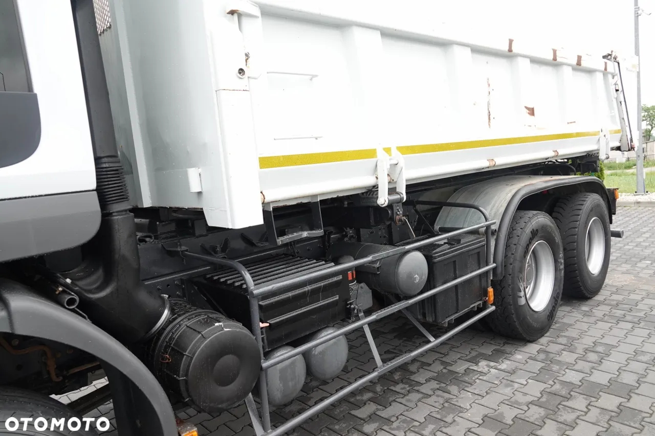 Renault KERAX 410 / 6x4 / WYWROTKA 3- STRONNA  / 2X  HYDROBURTA / HYDROKLAPA / BORDMATIC / MANUAL / SPROWADZONA - 14