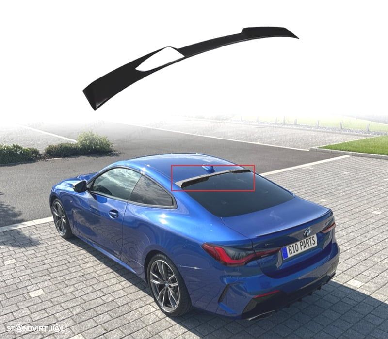 AILERON SUPERIOR BMW G22 2P 20- PRETO BRILHANTE - 1