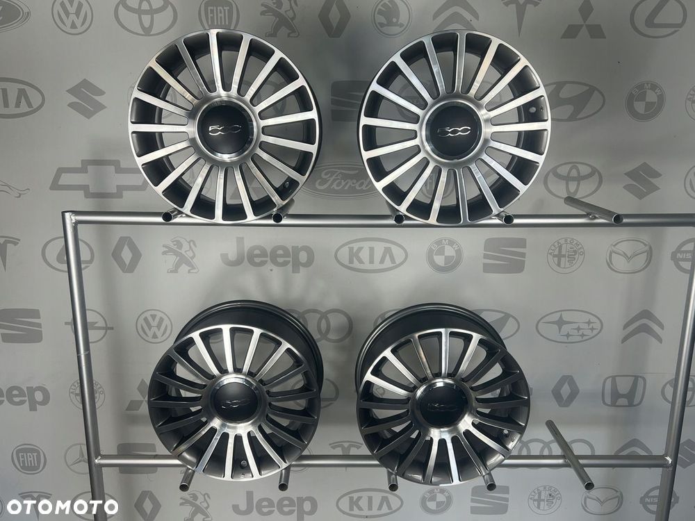 FELGI ALU FIAT 500 16 4X98 ET35 DEKIELKI ORYGINALNE - 2