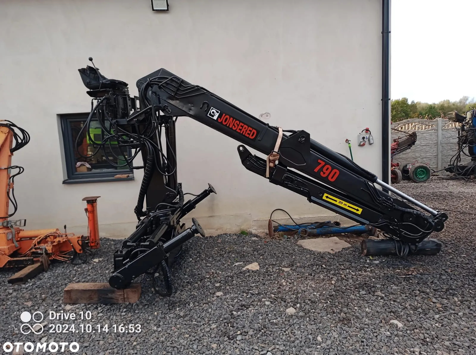 Hds Jonsered 790L dźwig żuraw do drewna drzewa lasu chwytak - 2
