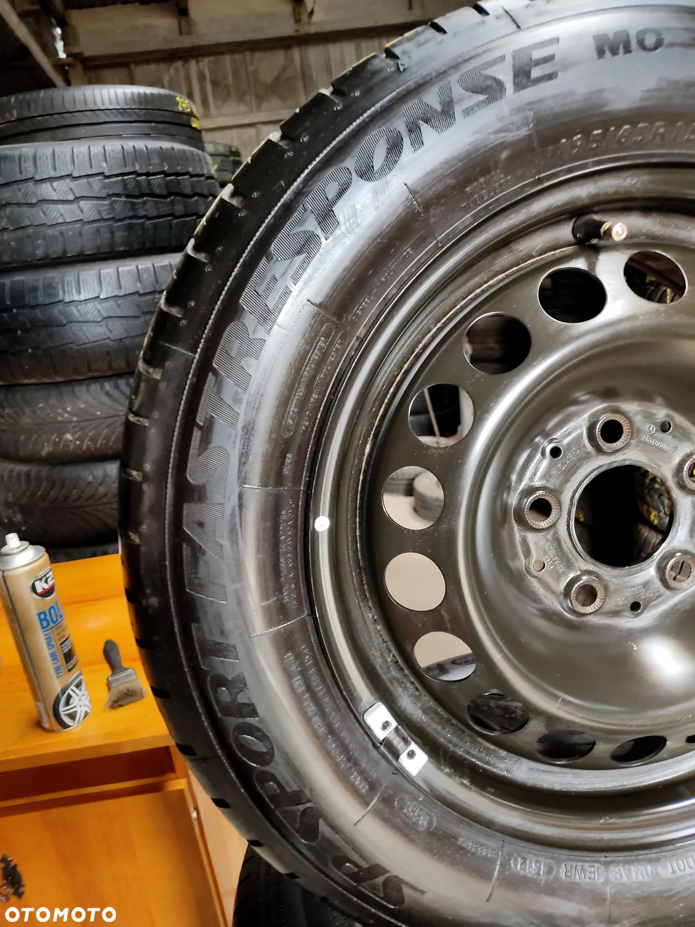 195/65R15 Opony Letnie Lato DUNLOP SP SPORT FASTRESPONSE MO 5x112 Felgi Stalowe STAL 15 Koła Mercedes A W176 B W246 CLA C117 KLASA W169 W245 195/65 5-6mm - 12