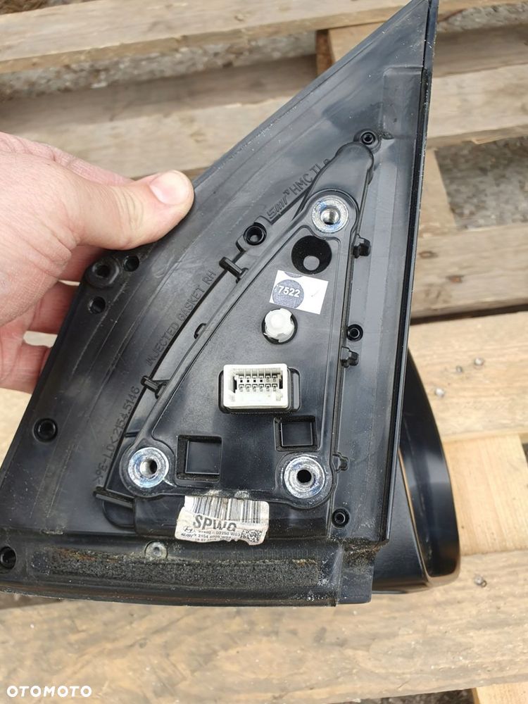 HYUNDAI TUCSON III LUSTERKO PRAWE 8 PIN 87620-D7250 kolor WG3 - 5