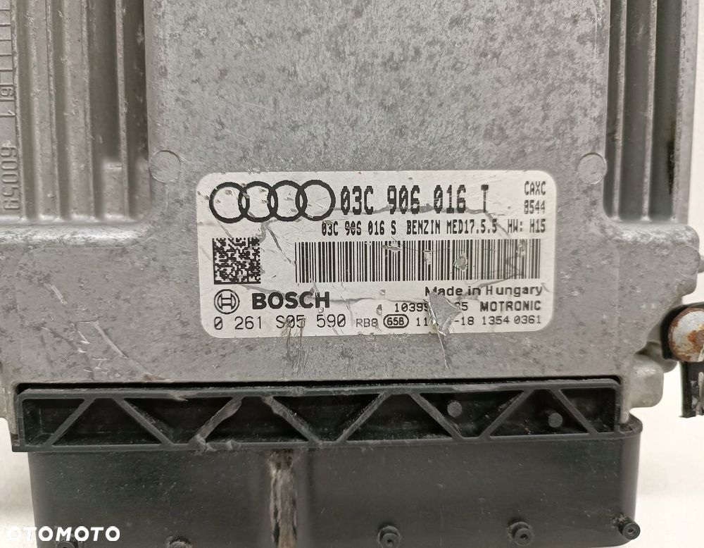 KOMPUTER SILNIKA STEROWNIK VW GOLF VI 1.4 TSI 03C906016T 0261S05590 - 4