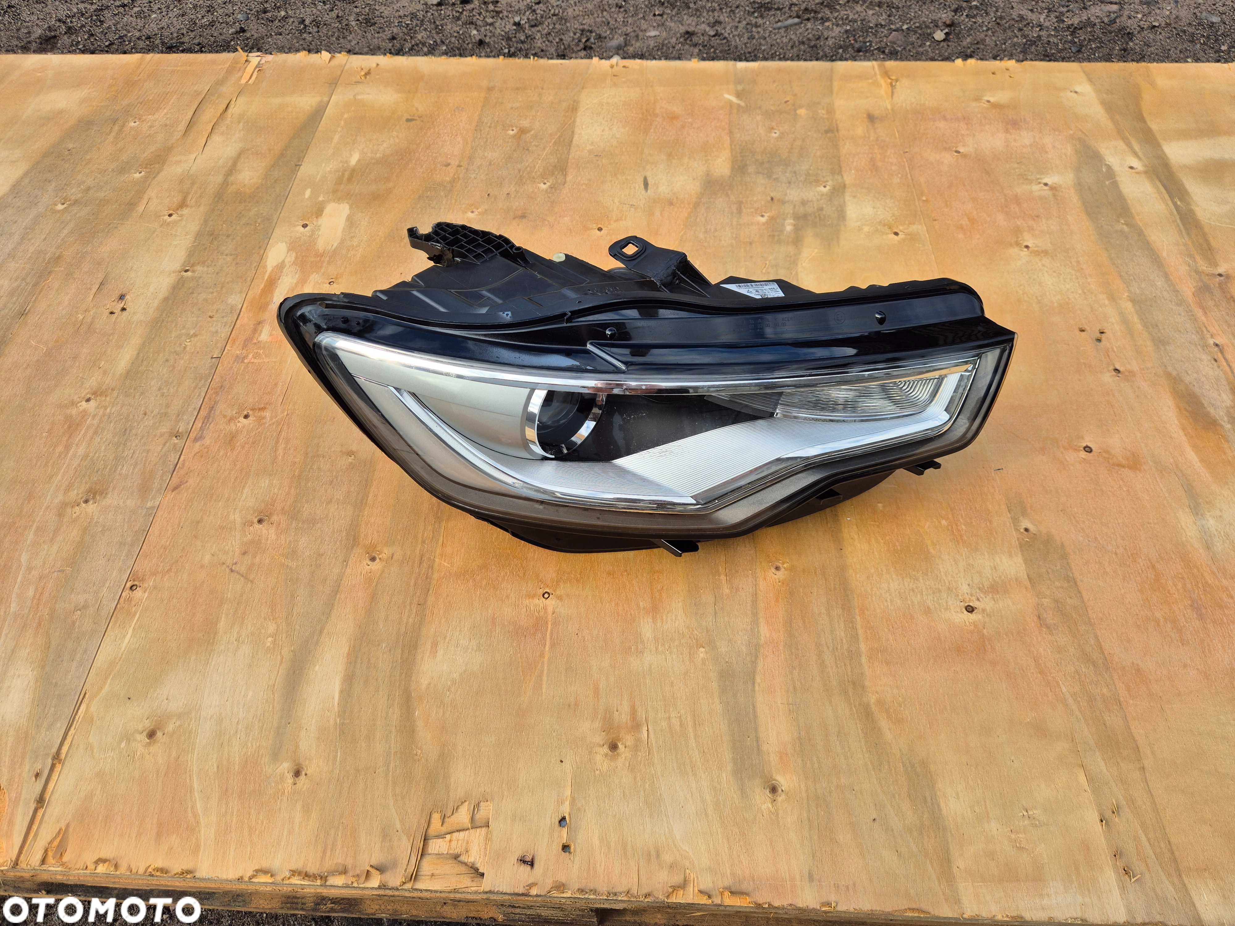 Prawa Przednia Lampa Reflektor Audi A6 S6 C7 Oryginał Europa Xenon LED - 1
