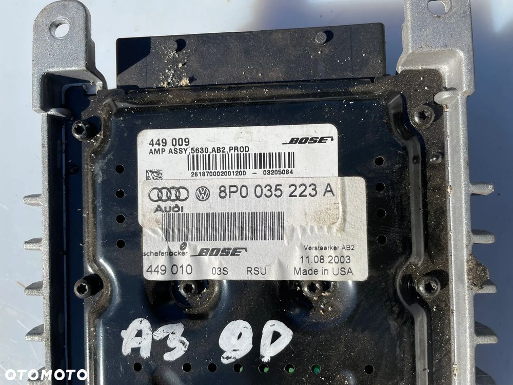 WZMACNIACZ BOSE AUDI A3 8P 8P0035223A - 4