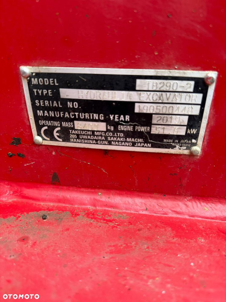 Takeuchi TB290 - 8