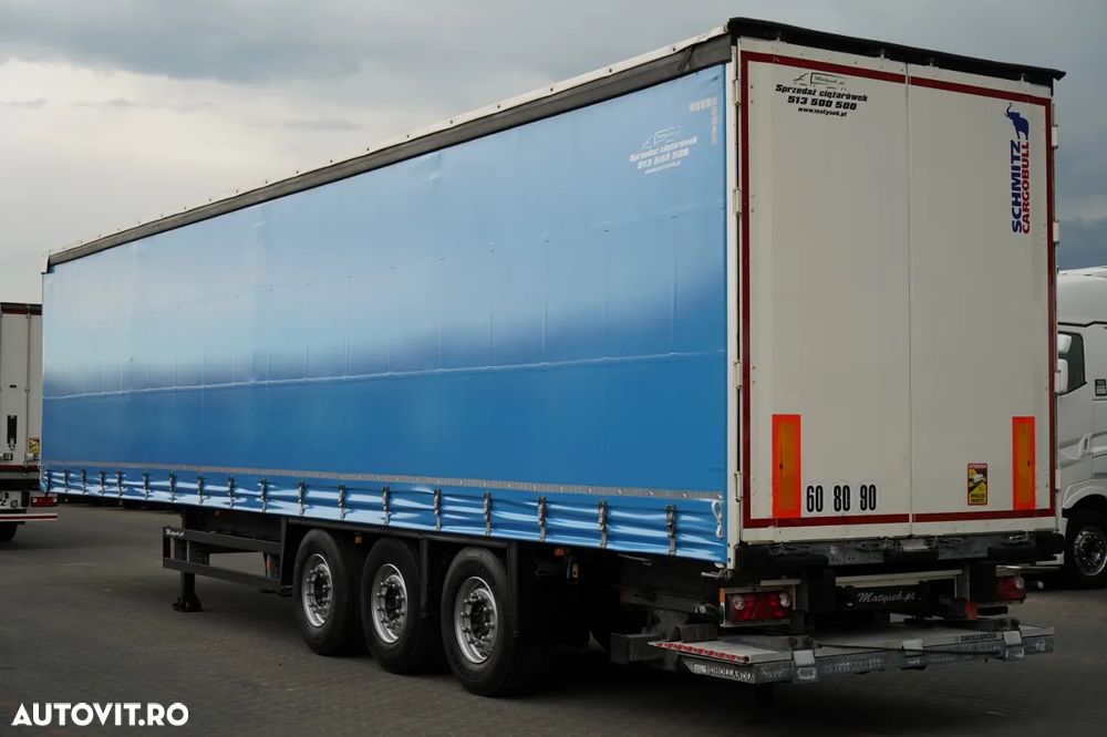 Schmitz Cargobull CORTINĂ / ELEVATOR DE SARCINĂ DHOLLANDIA - 2000 KG / 2 AXE RIDICATIVE / - 3