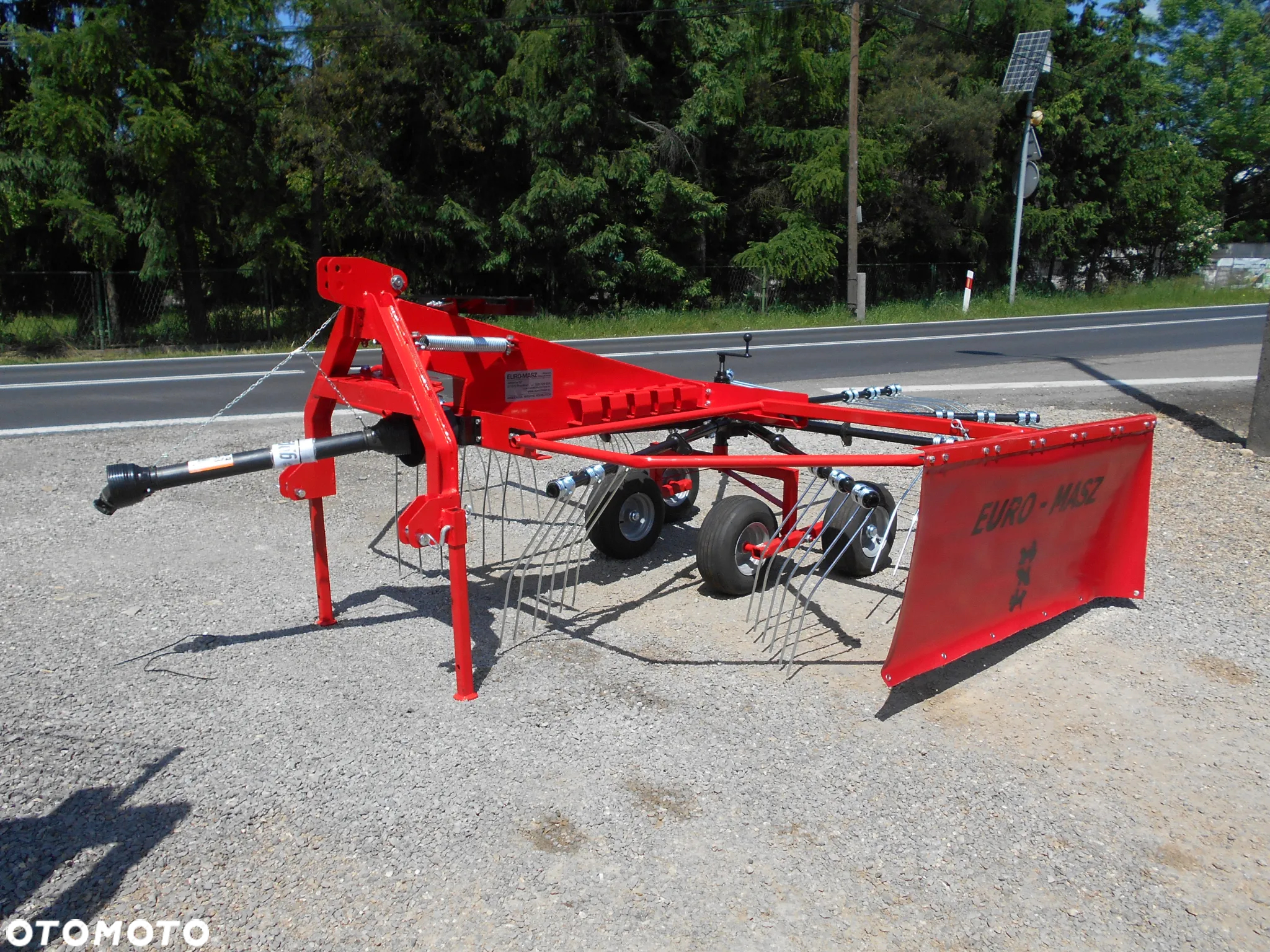 ZGRABIARKA KARUZELOWA/PAJĄK 3,5m TANDEM WAŁEK WOM koło kopiujące - 2