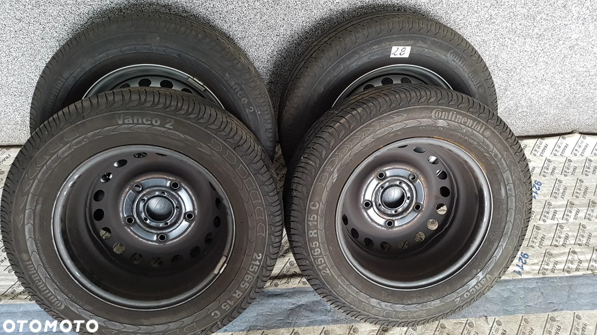 KOŁA LETNIE FORD TRANSIT CUSTOM  5X160  215/65R15C - 15