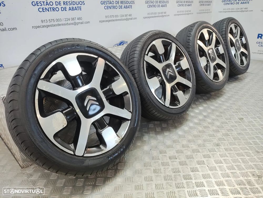 Conjunto jantes 17 originais Citroen C4 Cactus 6,5J ET19 4x108 - 2