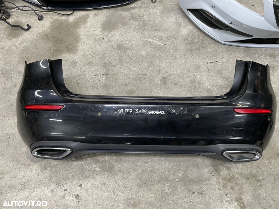 Bara spate MERCEDES A-class W177 an 2020 fara defect cu 4 gauri de senzori - 1