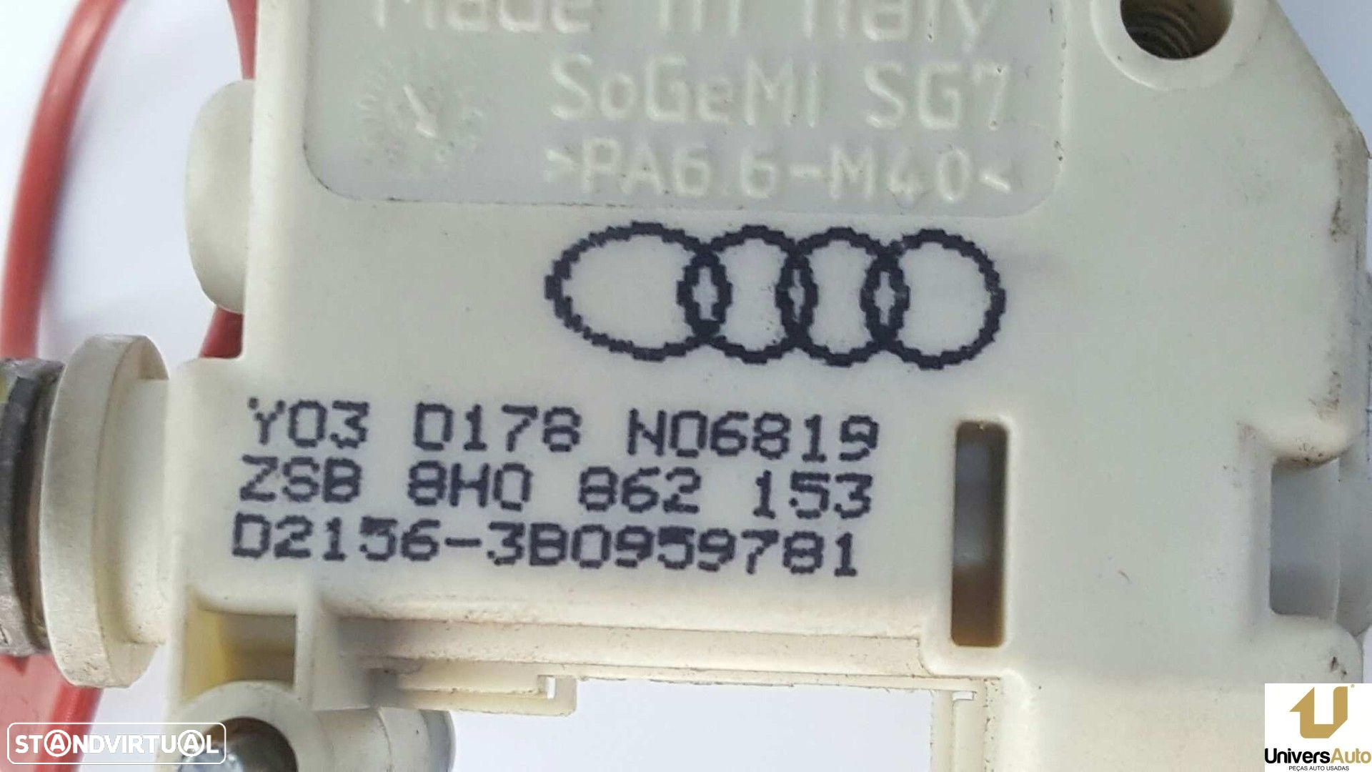 TAMPA DE COMBUSTÍVEL DO MOTOR AUDI A4 CABRIO (8H) 2.5 TDI - 3