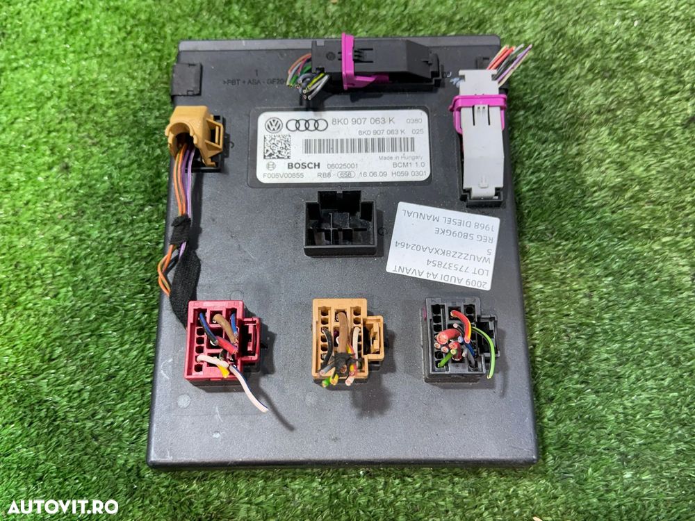 BCM MODUL CALCULATOR CONFORT AUDI A4 AVANT 2.0 DIESEL 2009 COD OEM 8K0907063 8K0907063K 2009-2016 - 5