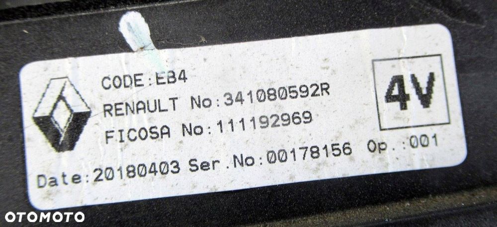 RENAULT CAPTUR I LIFT 1.3 LEWAREK WYBIERAK ZMIANY BIEGÓW 341080592R - 3