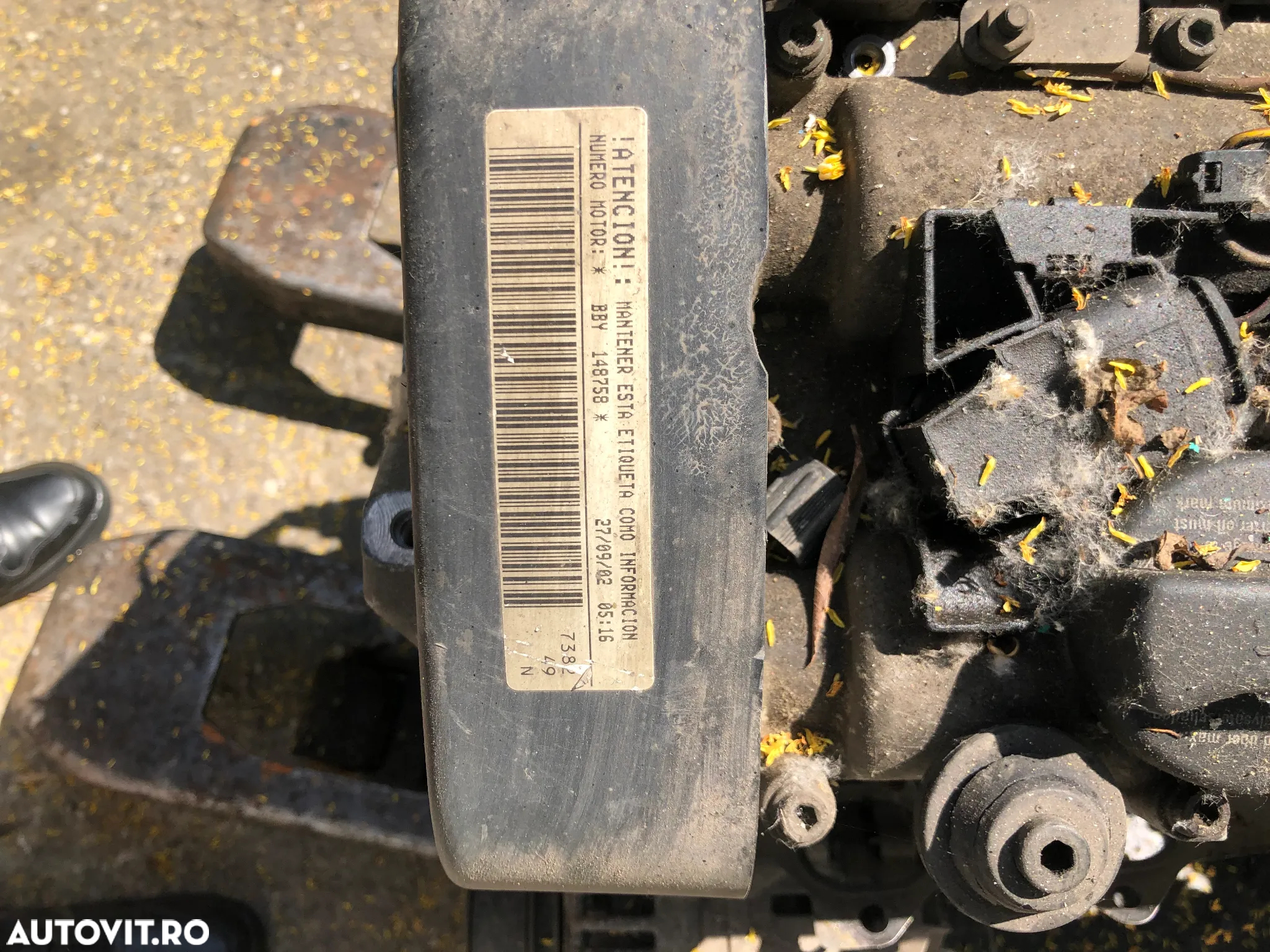 Motor fara anexe Seat Ibiza Cordoba VW Polo Skoda Fabia 1.4 benzina cod BBY - 5