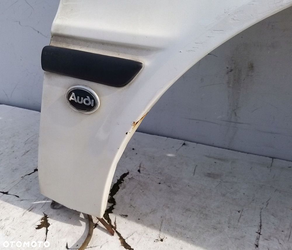 AUDI 80 B4 BŁOTNIK PRAWY BIAŁY BEZ RDZY - 5