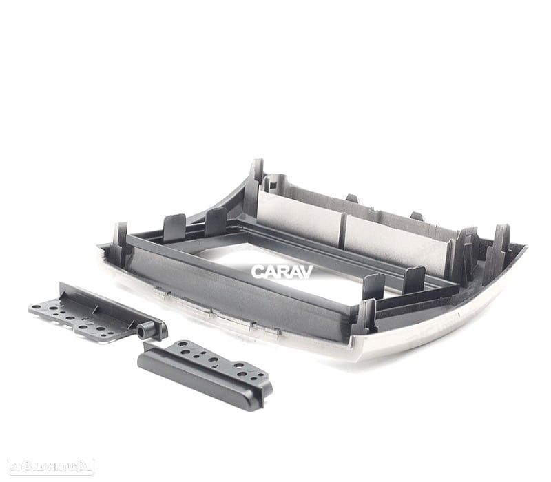 MOLDURA ADAPTADOR CINZA CLARO PARA RADIO 2-DIN PARA TOYOTA COROLLA VERSO 04-09 - 4