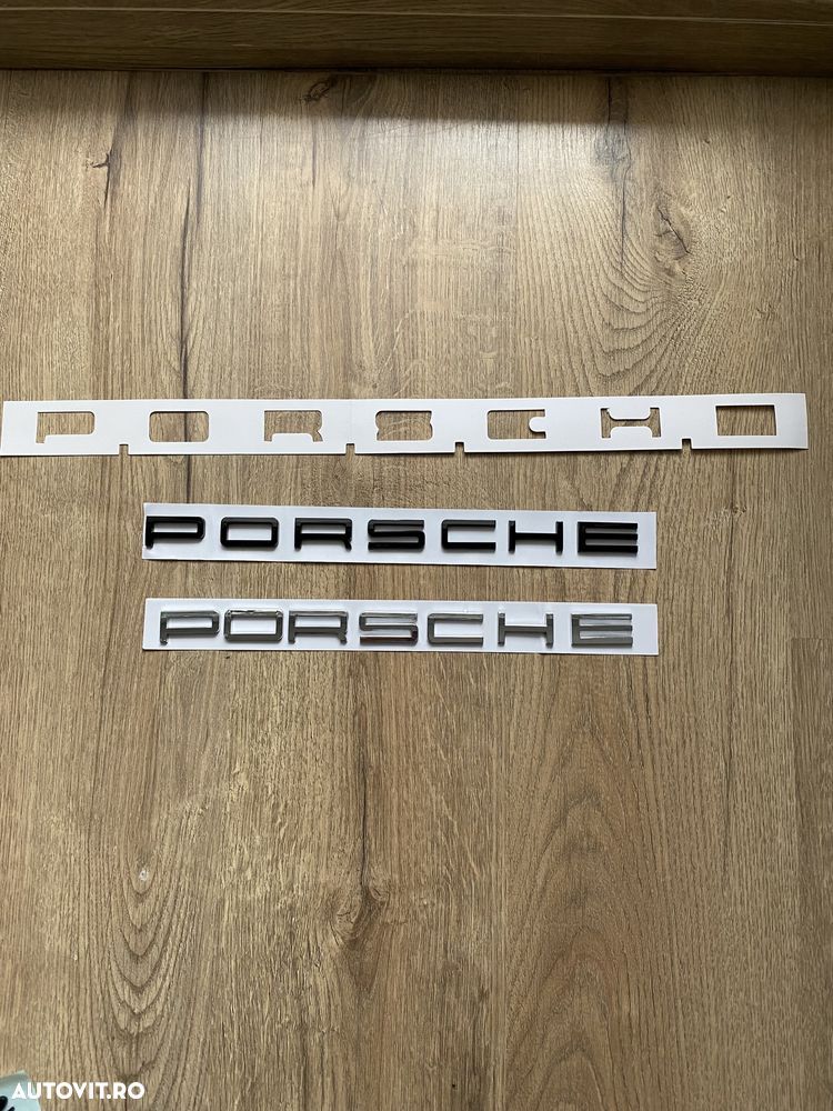Scris Logo Emblema Spate Haion Portbagaj Porsche - 2