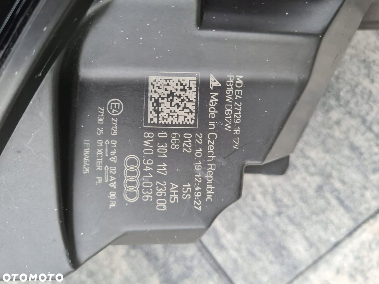 AUDI A4 S4 B9 8W0 8W Lampa prawa przód Full Led Matrix 8W0941036 - 8